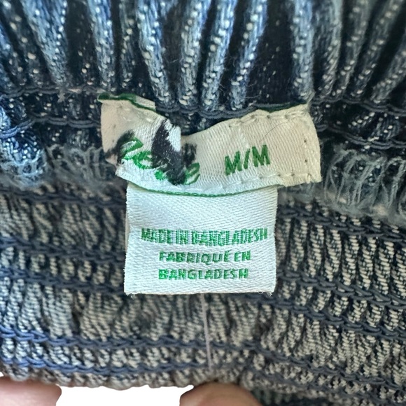 Aerie Women's Denim Ruffled Mini Skirt Size M NWOT - Picture 4 of 5